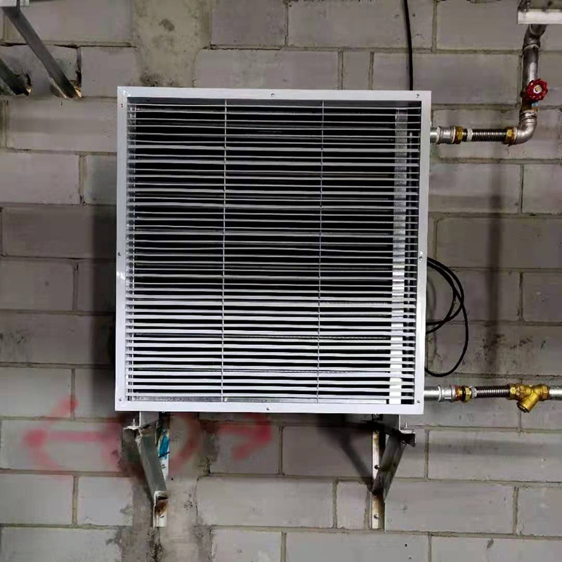 艾爾格霖TS型中溫熱水暖風機的安裝實例